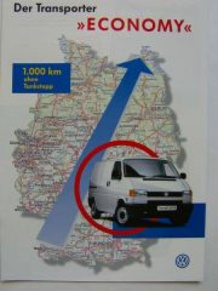 VW Transporter T4 Economy 1,9l TD Prospekt Dezember 1996
