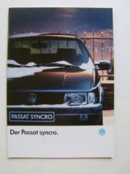 VW Passat syncro +Variant Prospekt August 1991 Typ 35i