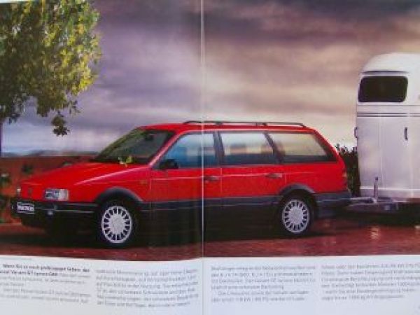 VW Passat syncro +Variant Prospekt August 1991 Typ 35i