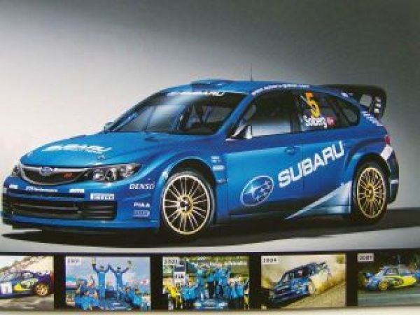 Subaru Impreza WRX STI Prospekt Januar 2009 NEU