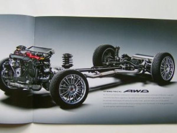 Subaru Impreza WRX STI Prospekt Januar 2009 NEU