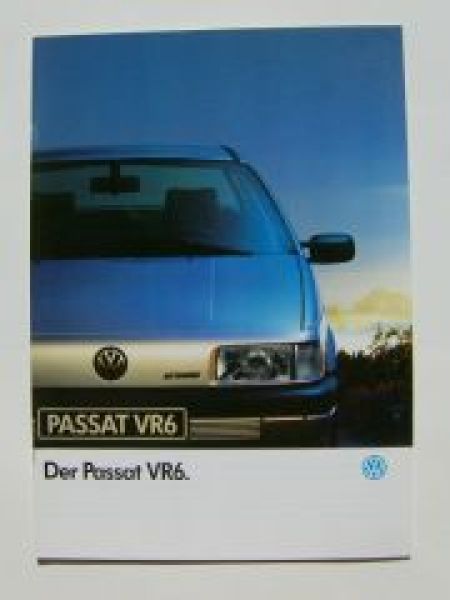 VW Passat Limousine + Variant VR6 Prospekt Typ35i Mai 1991