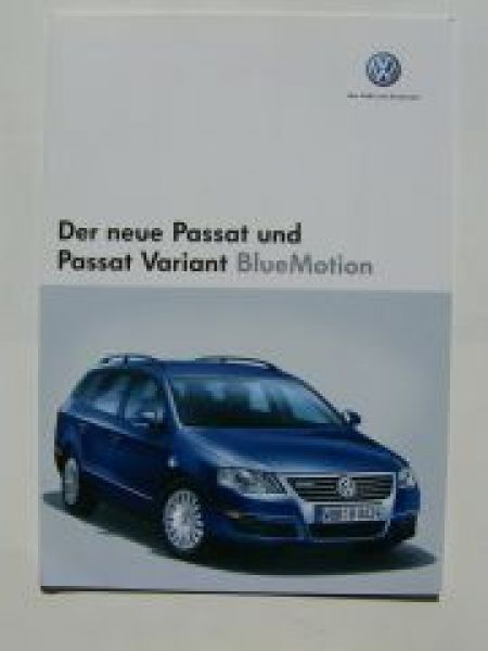 VW Passat + Variant BlueMotion 3C2 3C5 Februar 2007 NEU