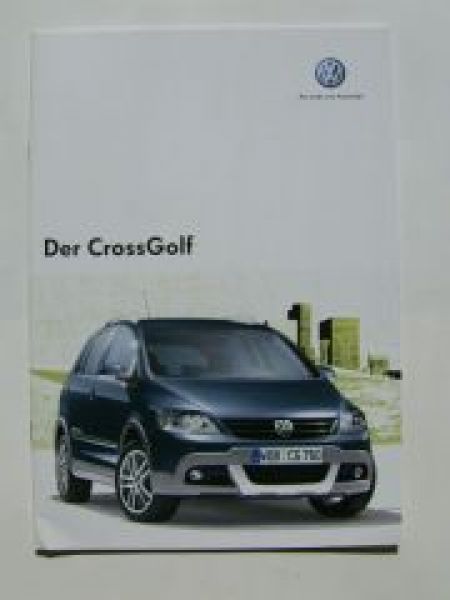VW CrossGolf5 Mai 2007 Prospekt NEU