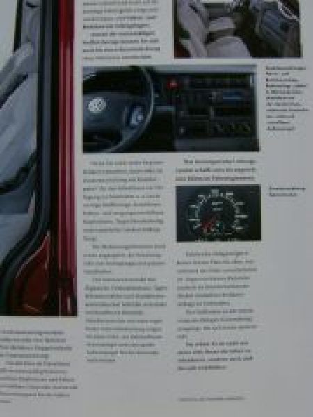 VW Transporter T4 Pospekt April 1999 NEU