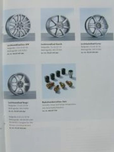 VW Golf5 1K1 Original Zubehör Prospekt  September 2003 NEU