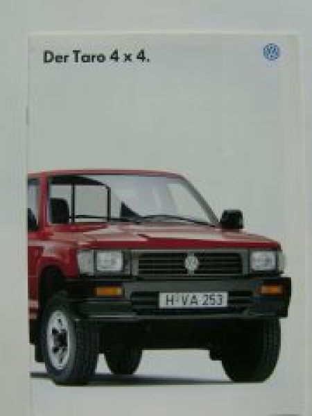 VW Taro 4X4 Prospekt Dezember 1996 Rarität