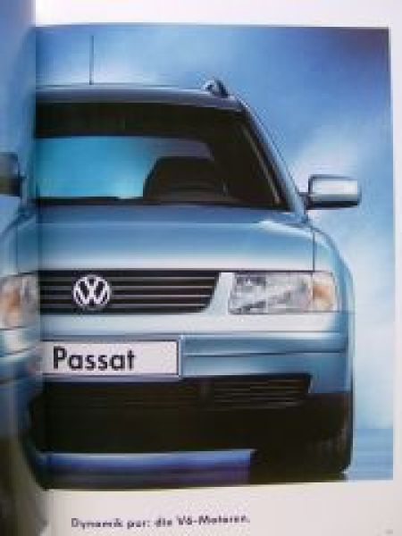 VW Passat Variant Prospekt 3B5 Oktober 1999 NEU