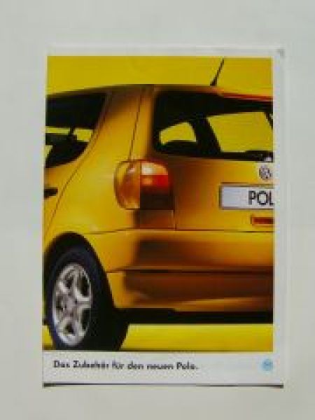 VW Polo Zubehör Prospekt Typ 6N1 Rarität