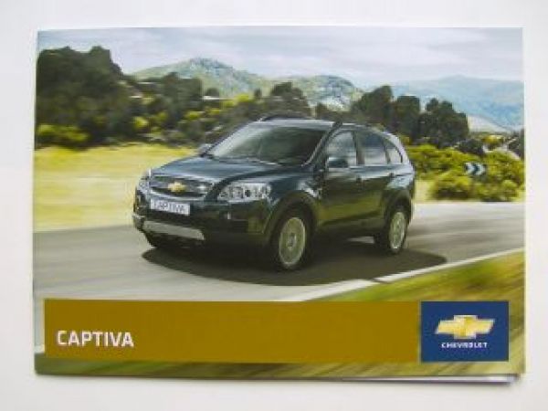 Chevrolet Captiva Prospekt August 2009 +Preisliste NEU