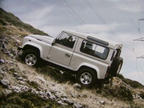 Land Rover Defender Prospekt Prospekt September 2008