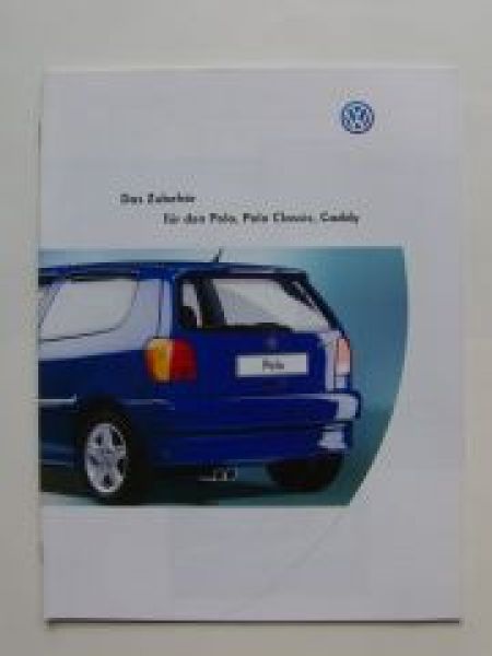 VW Polo Zubehör +Classic, Caddy 6N1 6V2 9K9B Prospekt