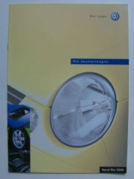 VW Lupo Prospekt Ausstattungen Österreich 6X1 6E1 Mai 2000