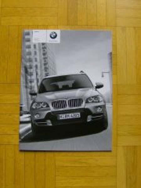 BMW Preisliste X5 E70 3.0si 4.8i 3.0d 3.0sd +Sonderzubehör 2007