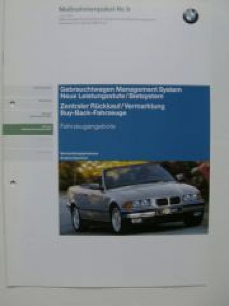 BMW Maßnahmenpaket Nr.9 Gebrauchtwagen Management 7/2000