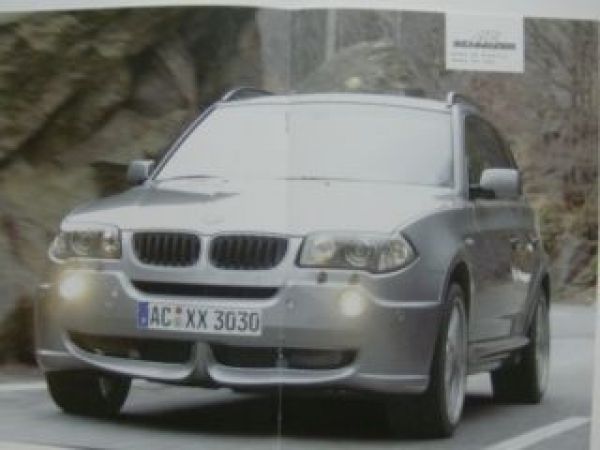 AC Schnitzer ACS3 X3 E83 Prospekt +Newsletter NEU