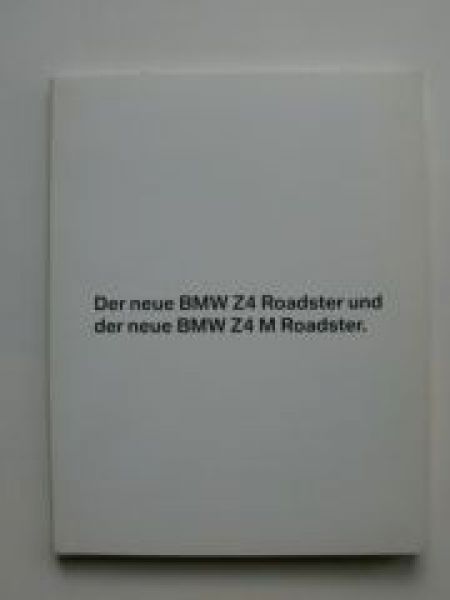 BMW Z4 Roadster +M E85 Mappe intern plus Individual