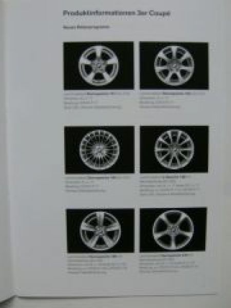 BMW 3er Coupe E92 Vorstellungsmappe Maßnahmenpaket intern