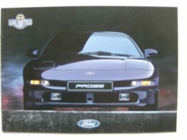 Ford Probe Prospekt Dezember 1996 Rarität