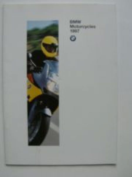 BMW Motorcycles 1 1997 Prospekt Englisch R1100RS K 1100 LT
