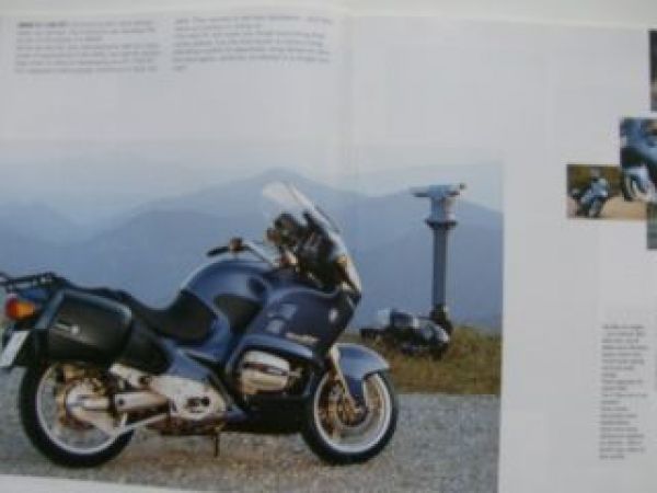 BMW Motorcycles 1 1997 Prospekt Englisch R1100RS K 1100 LT