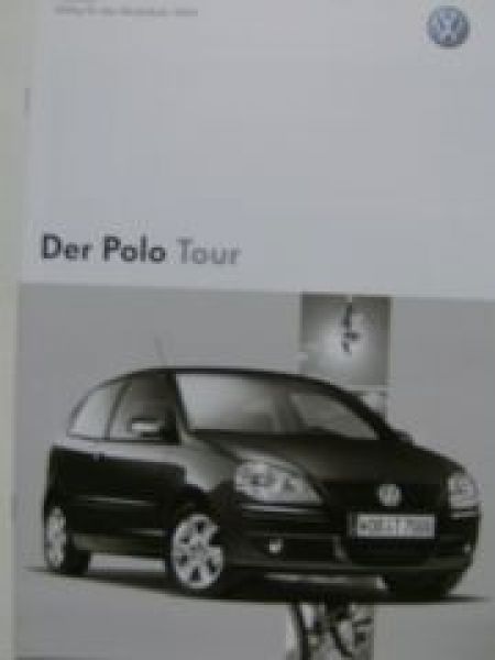 VW Preisliste Polo Tour 9N3 Oktober 2006 NEU