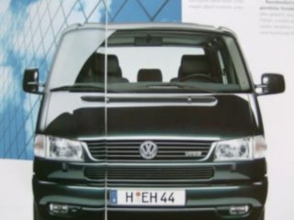 VW T4 Caravelle. Multivan Prospekt September 1996