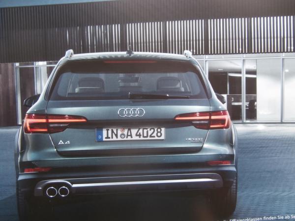 Audi A4 S4 Typ 8W Limousine Avant +Allroad +g-tron April 2017