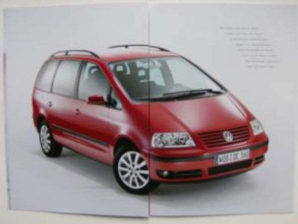 VW Sharan Cruise Prospekt Mai 2003 NEU 7M6 7M9