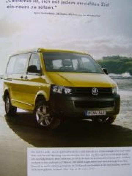 VW T5 California Facelift Prospekt+Preisliste Oktober 2009