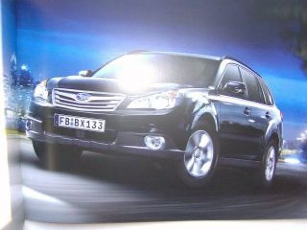 Subaru Outback Prospekt +Zubehör September 2009 NEU