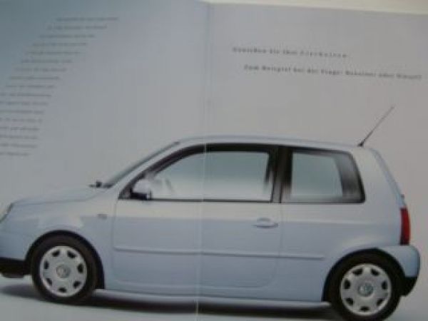 VW Lupo College 6X1 6E1 Prospekt Juni 2000 NEU