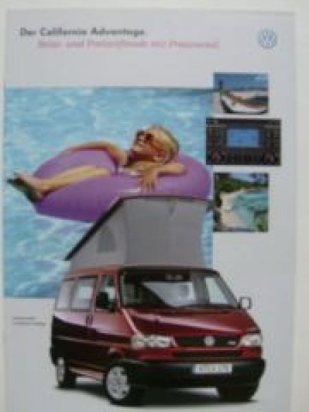 VW California Advantage T4 Prospekt September 1999 NEU