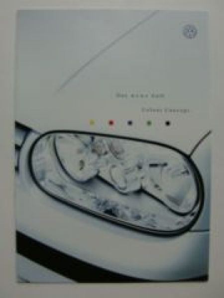 VW Golf4 Colour Concept Prospekt 1J1 November 1998 NEU