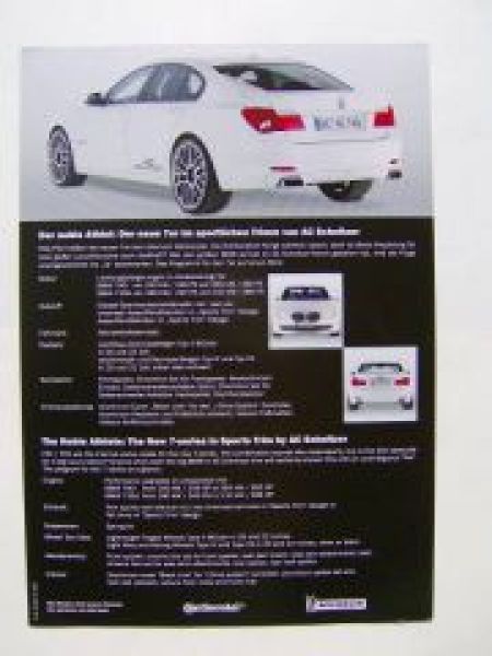 AC Schnitzer 7er Limousine F01 F02 Prospekt 9/2009+Preise