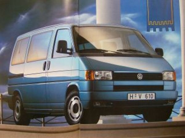 VW T4 Caravelle Prospekt Dezember 1990 NEU