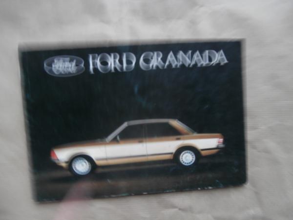 Ford Granada Betriebsanleitung 1.7-2.8iV6 +Diesel 1979