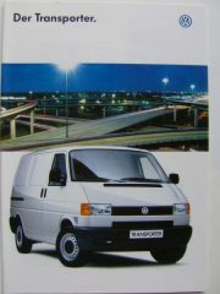 VW T4 Transporter Prospekt Februar 1996 NEU