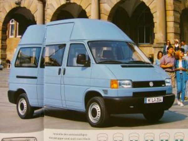 VW Transporter T4 50 Jahre Prospekt 1950-2000 T1 September 2000