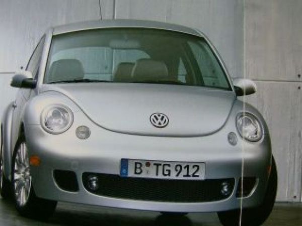 VW New Beetle Sport Edition Prospekt 9C1 1C1 Juni 2004 NEU
