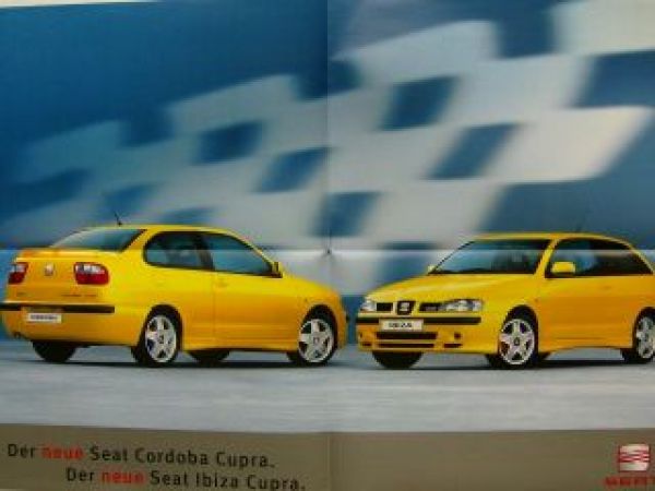 Seat Cupra Cordoba Ibiza Prospekt Poster NEU