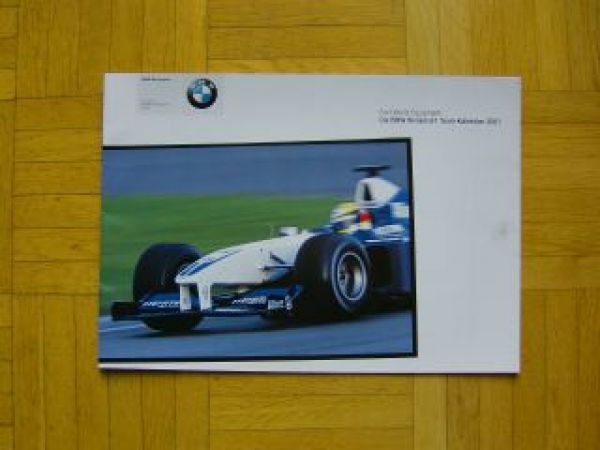 BMW Motorsport Prospekt WilliamsF1 Team Kollektion 2001