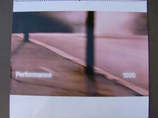 BMW Performance 1998 Kalender M3 E36 735i E38 850Ci E31