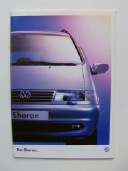 VW Sharan Prospekt Mai 1997 Typ 7M8 NEU