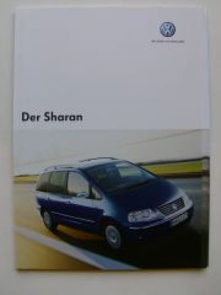 VW Sharan Prospekt +Highline Oktober 2005 7M6 7M9 +Preise