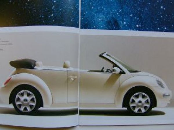 VW New Beetle Cabriolet Prospekt September 2002 1Y7