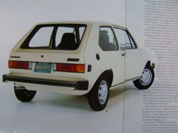 VW Rabbit +L +LS +S Prospekt Typ17 Golf1 USA Rarität