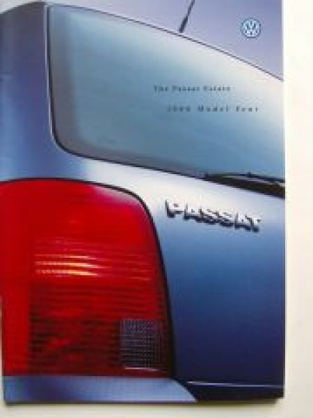 VW Passat Estate 1999 Model Year Prospekt UK 3B5
