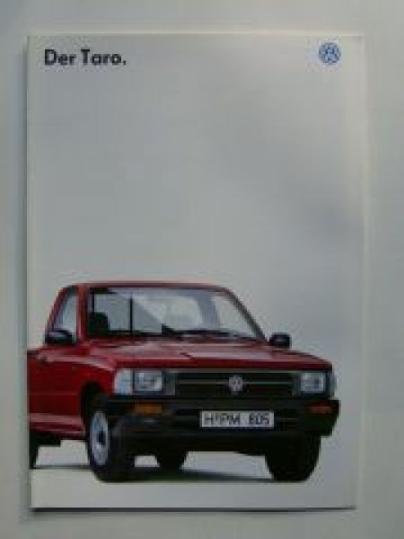 VW Taro +Chrompakete + Offroad Prospekt Dezember 1995