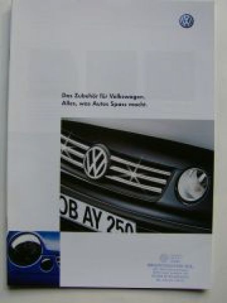 VW Zubehör Prospekt Golf3 Lupo New Beetle Polo 6N 1/2003